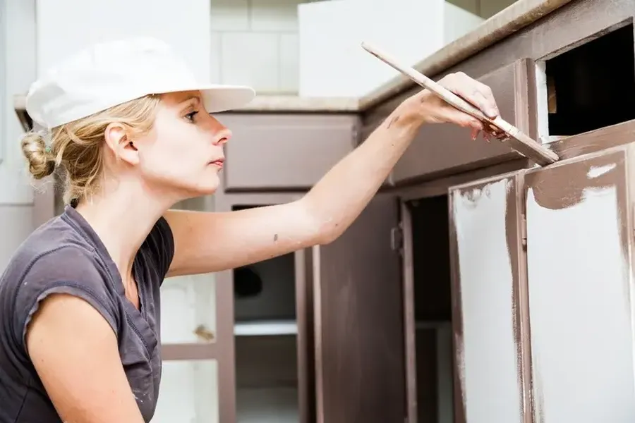 Preparing Antique Cabinets For Painting Work in Oakland, CA